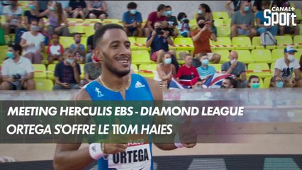 Ortega domine le 110m haies au meeting Herculis EBS