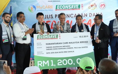 MyCARE aims to raise RM3mil for Gaza end of 2019
