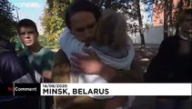 Bélarus : des détenus libérés racontent les mauvais traitements
