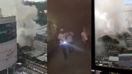 Restaurant at Pertama Complex catches fire