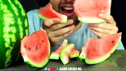 ASMR JUICY WATERMELON | EATING SOUND (NO TALKING)  BEST SOUND