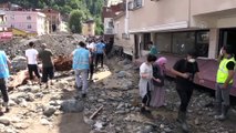 Giresun'daki sel - Hasar tespit çalışmaları