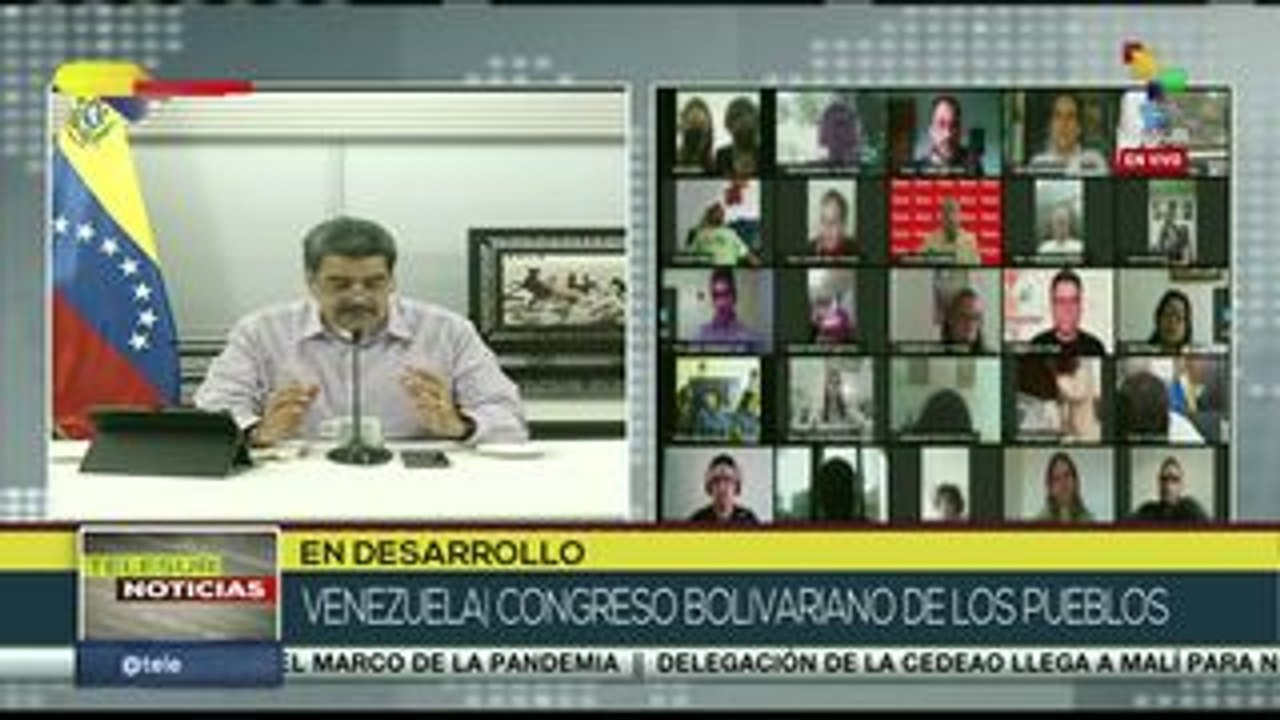 Nicolás Maduro participa en el Congreso Bolivariano de los Pueblos