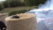C3  VRC  rallye d ' Autun   - sortie de route  -vidéo lulu du jura