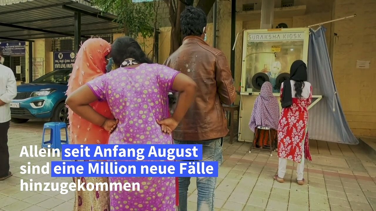 Mehr als drei Millionen Corona-Infektionen in Indien
