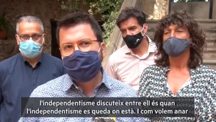 Pere Aragonès: "Hay que forzar la negociación con el Estado"
