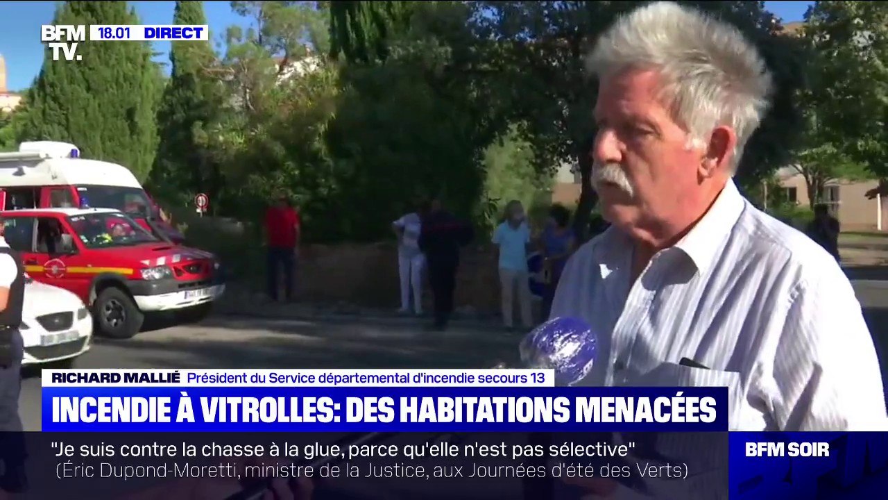 Incendie à Vitrolles: le président du SDIS 13 annonce que "le feu est fixé"