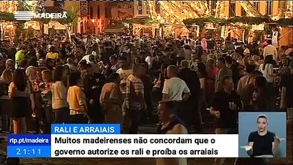 Muitos Madeirenses não concordam que o governo autorize os rali e proíba os arraiais