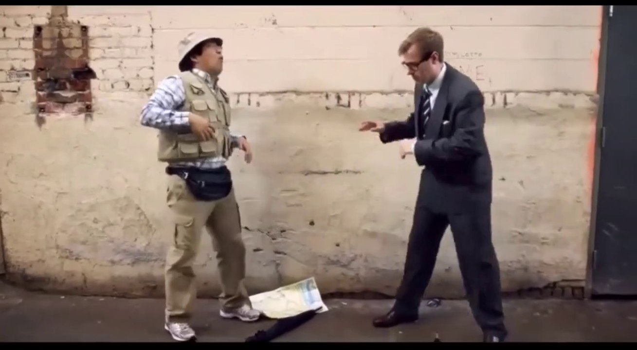 Fight with umbrella || hollywood action movie