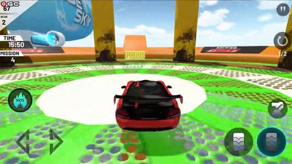 Extreme Stunts GT Racing Car Mega Ramp Games - Impossible Driving Game - Android GamePlay