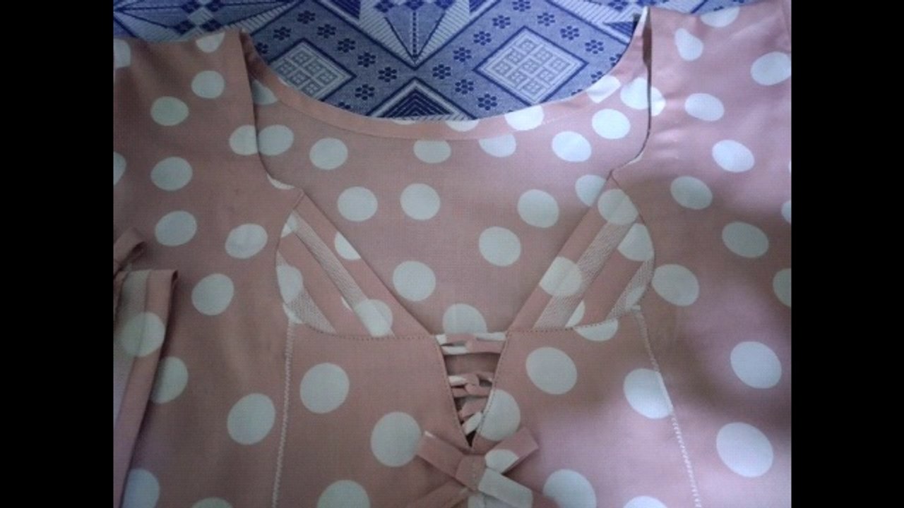 Neck desing, goler desing, Frock desing