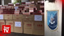 Marine police seize illegal cigs worth almost RM650,000