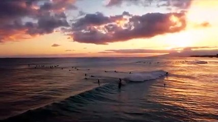 Enjoy Evening in Beach With Music Feel Relax