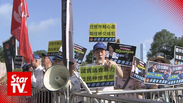 Protesters in Hong Kong rally against law allowing extraditions to China