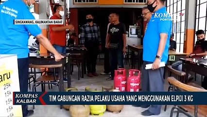 Razia Elpiji, Tim Gabungan Temukan Tempat Usaha Gunakan Gas 3 Kilogram