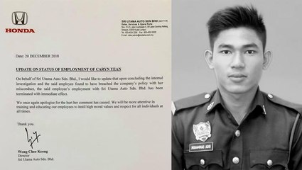 Honda dealership fires staff over comment on Adib's death