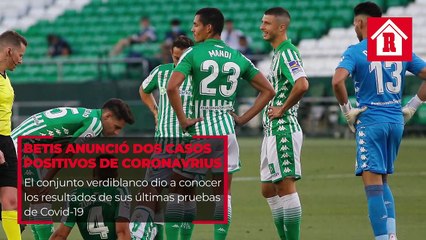Dos positivos por coronavirus en el Betis de Lainez y Guardado
