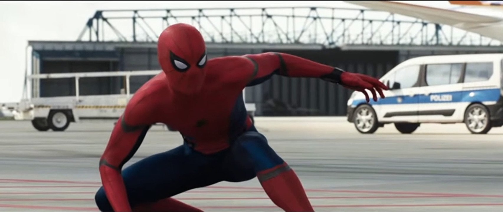 Spiderman Vs Captain America  _ Airport Battle Scene // Captain America Civil War (2016) Movie clip HD