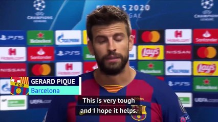 I would offer to leave if it helped 'unacceptable' Barca - Pique