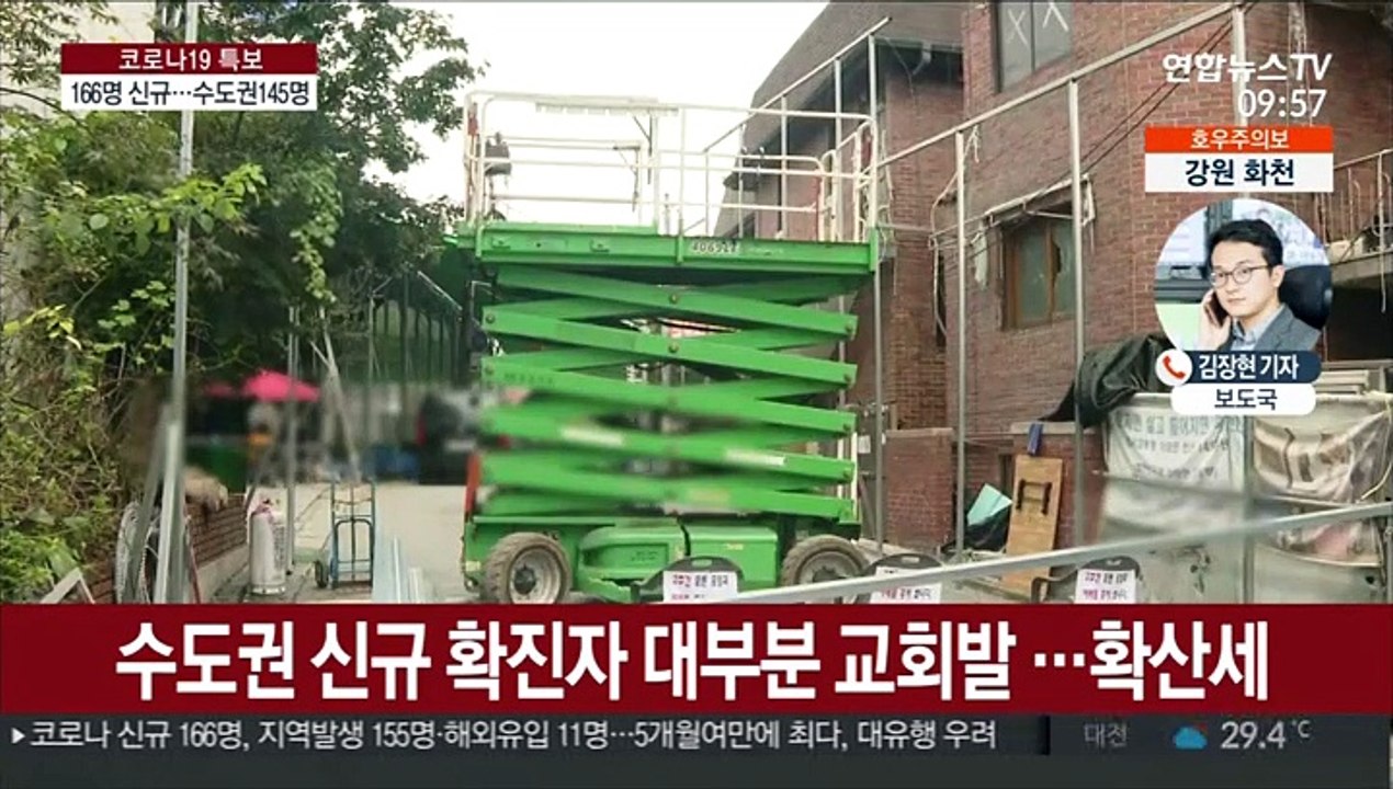 166명 신규 확진…수도권 거리두기 2단계 논의