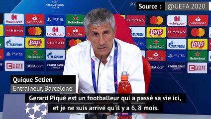 Quarts - Setien : "Piqué a raison, Barcelone doit retrouver son identité"