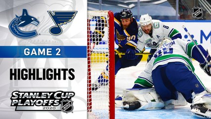 NHL Highlights | Canucks @ Blues 8/14/2020
