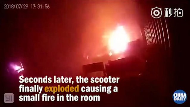 What do you do when your scooter explodes?