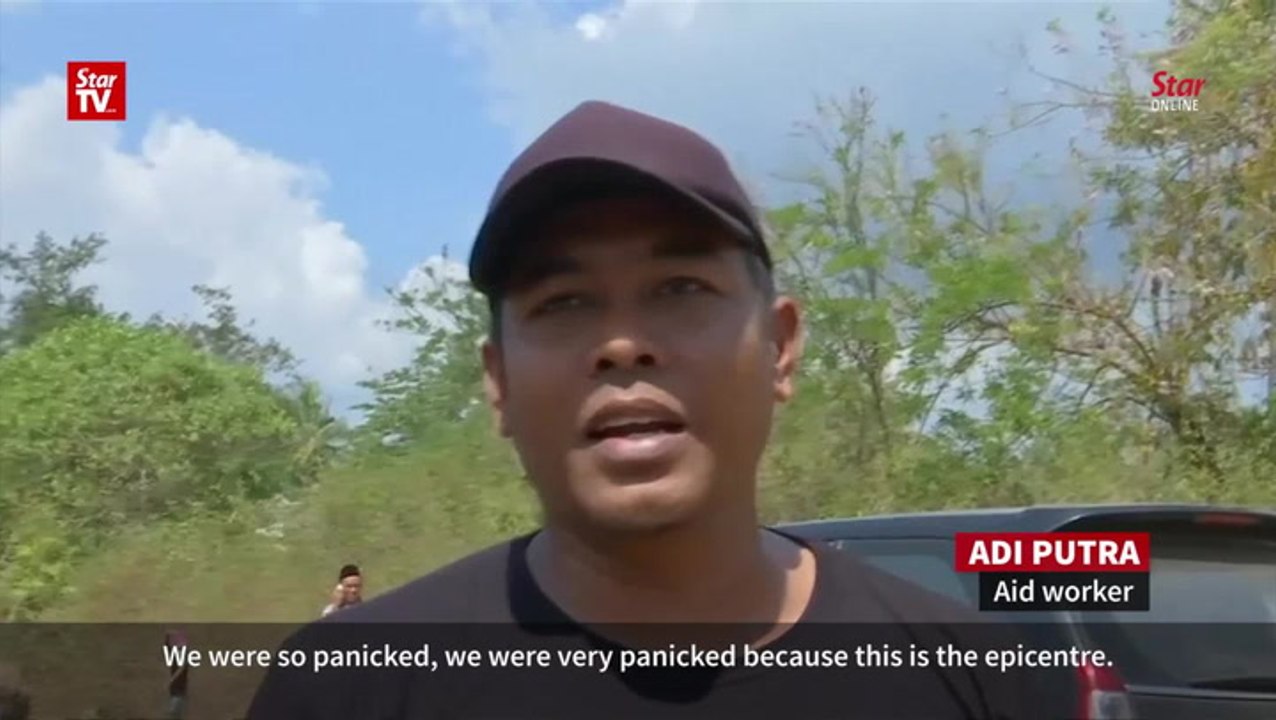Aftershock brings fresh trauma to Indonesia's quake-hit Lombok