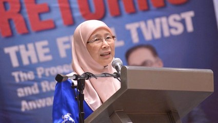 Wan Azizah: Never again