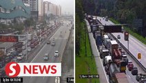 Highway traffic crawl as thousands still think they can balik kampung