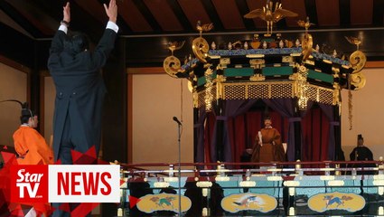 Japan enthrones emperor in ancient ceremony