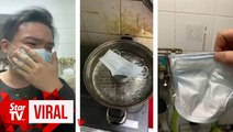 Hong Kong resident tries sterilising disposable surgical mask by steaming it