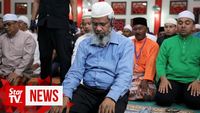Zakir Naik sticks to prayers at Melaka mosque, no speeches