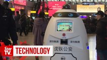 Robot helps ensure safe Spring Festival travel rush in China