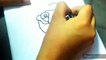 Rose drawing || Shading || drawing || How to draw rose step-by-step || by Aryan Art