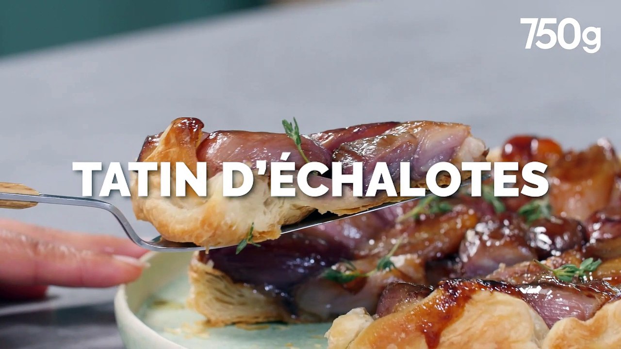 Recette de la tatin d'échalotes