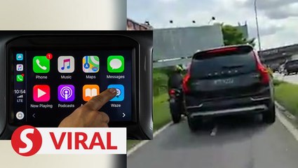 Waze led driver to motorcycle lane, say police