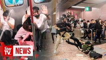 Hong Kong protests: riot police storm metro station, arrest 40