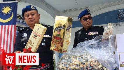Half a million ringgit  worth of items seized during Ops Landai