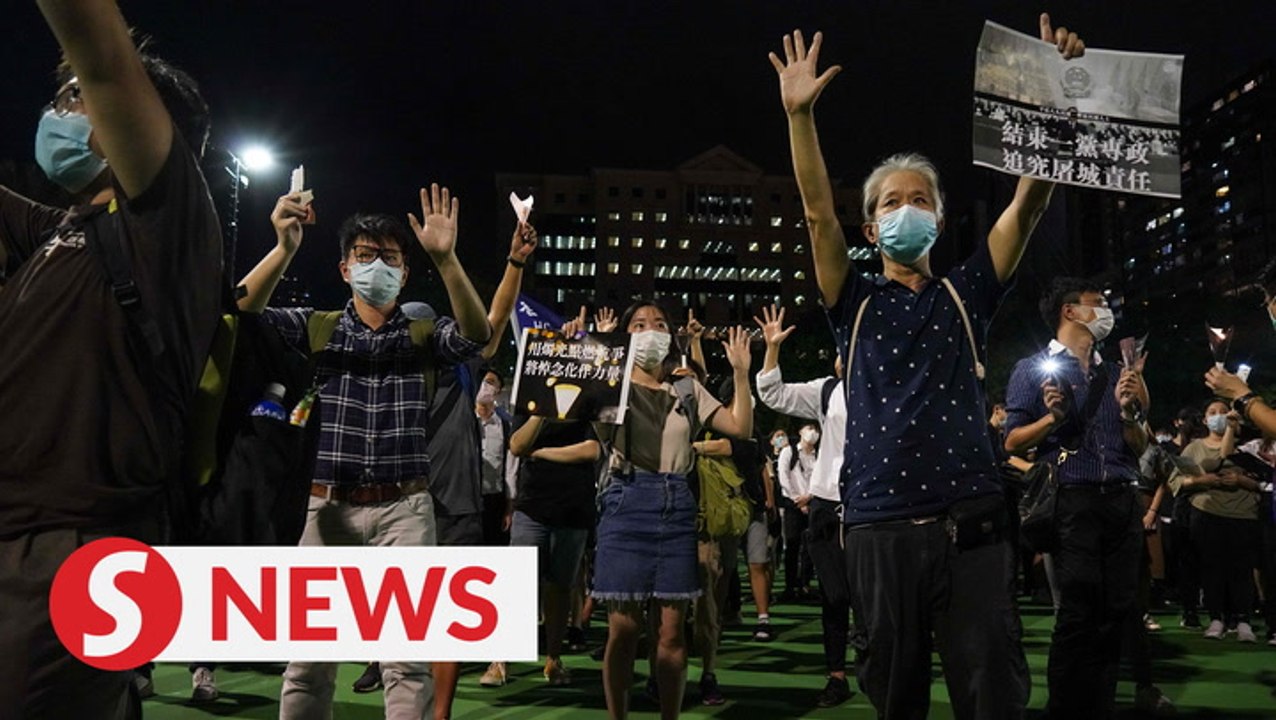 Thousands attend Hong Kong Tiananmen memorials