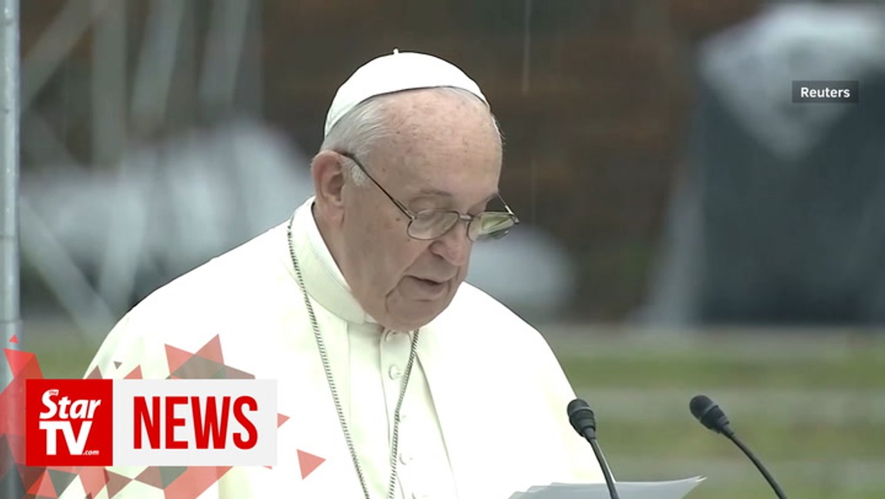 'Never forget': In Nagasaki, Pope Francis calls for nuclear weapon abolition