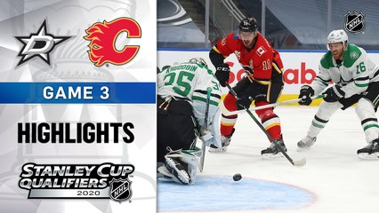 NHL Highlights Stars @ Flames 8 14 2020