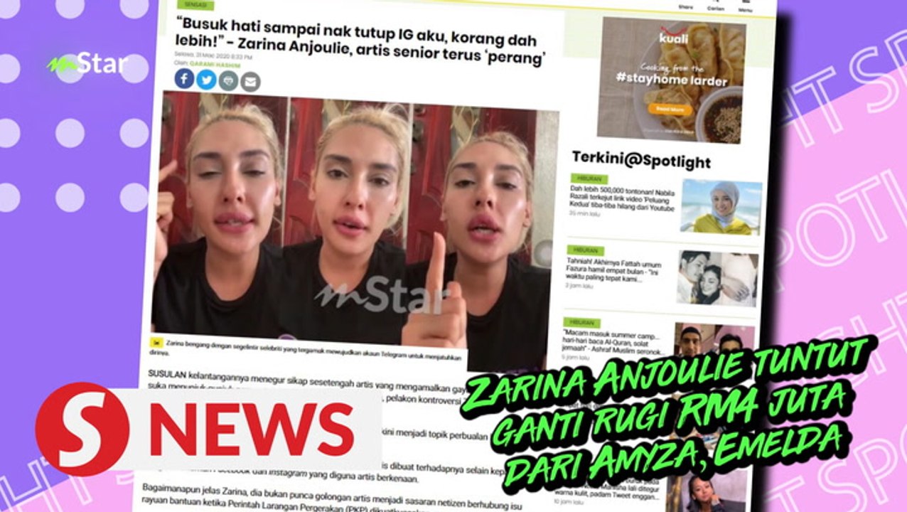 Court sets July 10 to hear actresses Zarina and Amyza’s defamation case