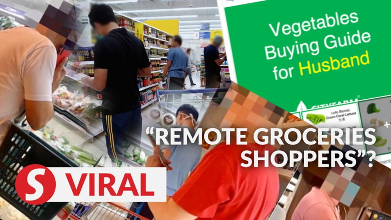 When (some) husbands go grocery shopping