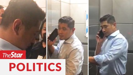 Azmin’s political secretary spotted at Bersatu HQ