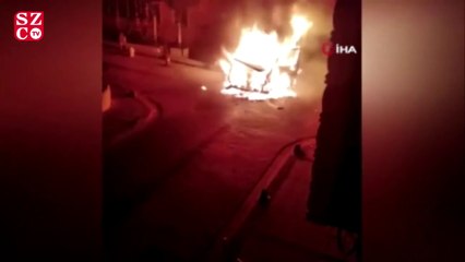 Küçükçekmece’de korku dolu anlar, işçiler son anda kurtuldu