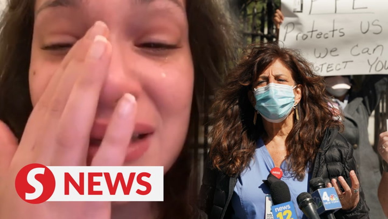 Nurses in USA protest lack of supplies to fight coronavirus