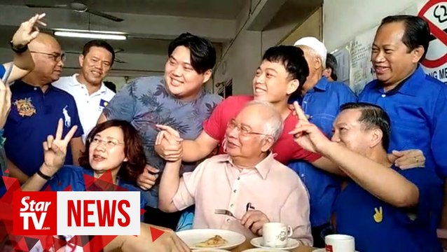 Najib campaigns in Tg Piai, a day ahead of decision in SRC trial