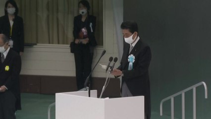 아베 총리, '전쟁 책임·반성' 언급 안해...나루히토 일왕, "깊은 반성" / YTN