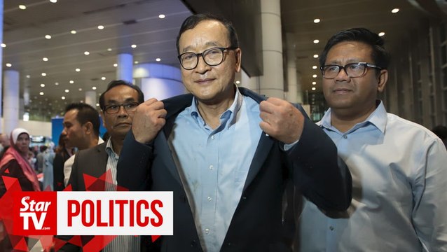 Cambodian opposition figure is in Malaysia, closer to home